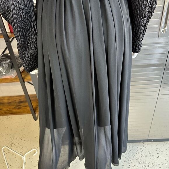 Chanel Vintage Silk Chiffon Camilla Pleated Maxi Evening Gown - Picture 13 of 15